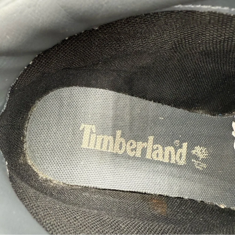 Timberland Womens Size 9 Lace Up Ankle Hiking Boots Black/Navy Waterproof